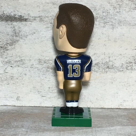 Vintage 2002 NFL St. Louis Rams Kurt Warner Bobblehead Hardee's Collecto… - Picture 4 of 10